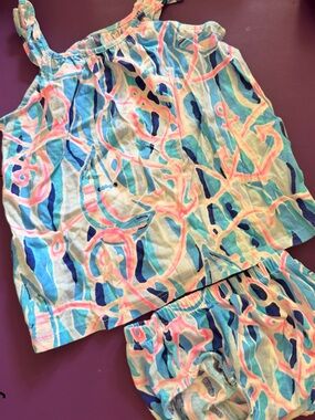 Lilly Pulitzer top & bloomers